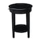 International Concepts Phillips Accent Table with Drawer, Black OT46-2128 - alternate 6
